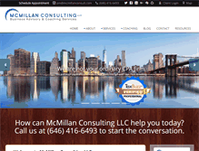 Tablet Screenshot of mcmillanconsult.com